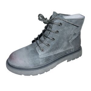 Women's Adamant X-Trek Storm Grey Suede Ankle Hiking Boots Shoes Size 8.5